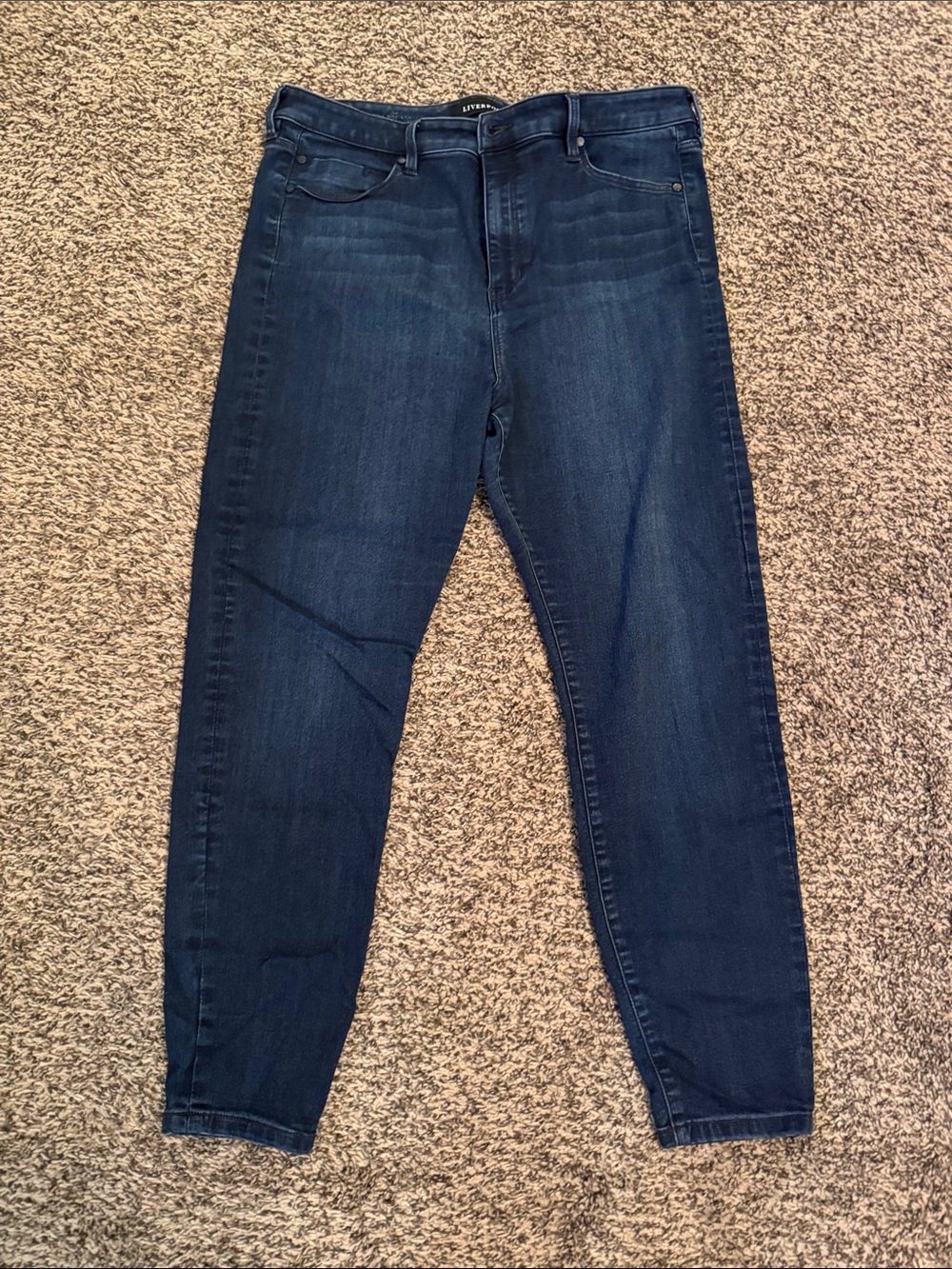 Liverpool Women's Skinny Jeans in Deep Indigo